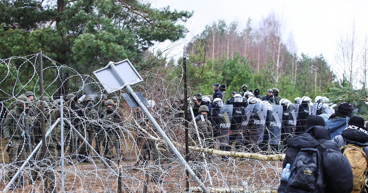 Policjanci na granicy byli oślepiani laserami i stroboskopem