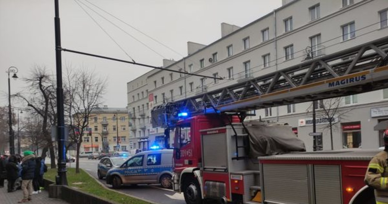 Pożar centrum handlowego w Lublinie