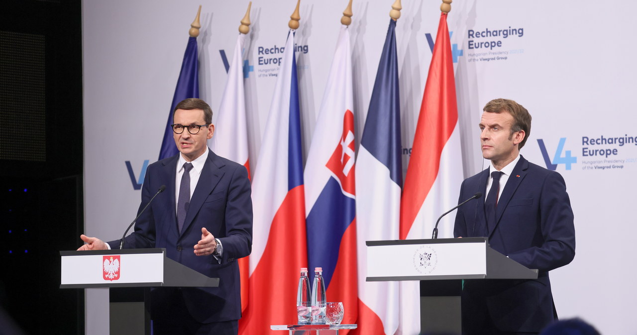 Macron na szczycie V4. Morawiecki: Polska zaniepokojona systemem handlu emisjami