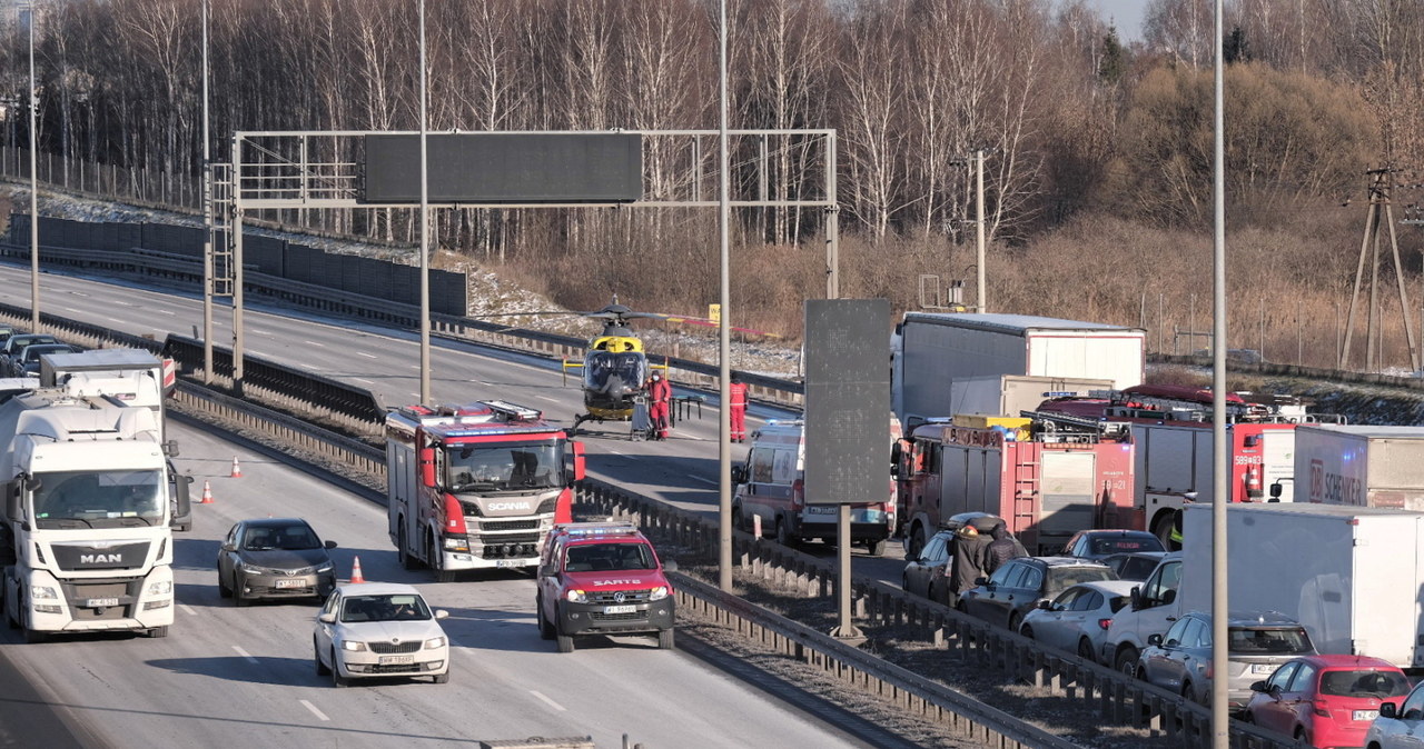 Wypadek na S8. Trasa w kierunku Warszawy zablokowana