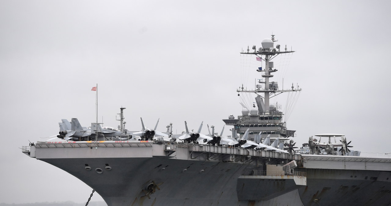 Pentagon zmienił trasę lotniskowca USS Harry S. Truman