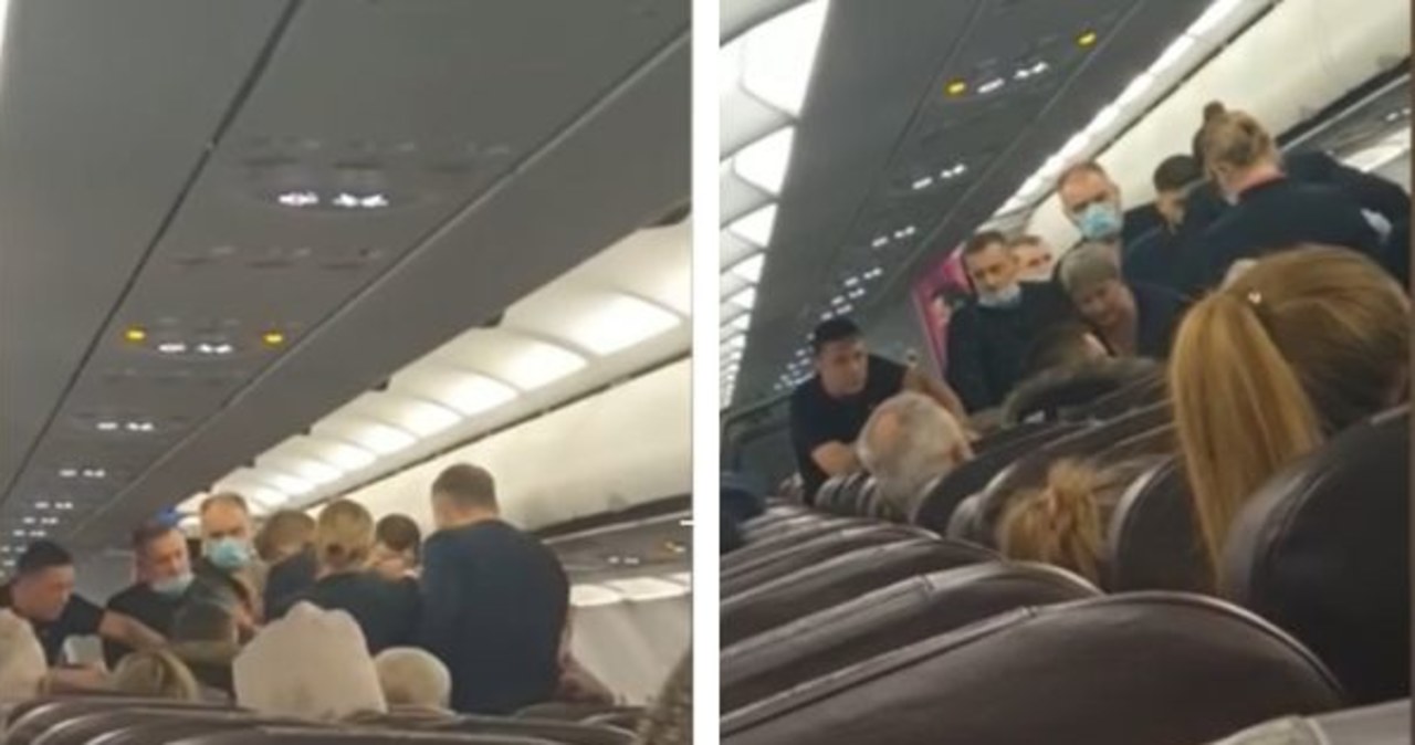 Zamiast w Danii mieli wylądować w Serbii. Pasażer i jego żona próbowali wyjść z lecącego samolotu