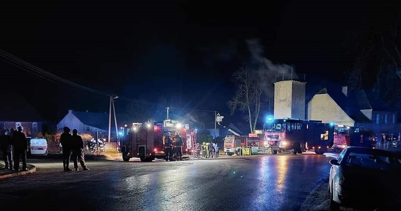 Pożar remizy OSP w Bądeczu. „Niestety straty są duże”