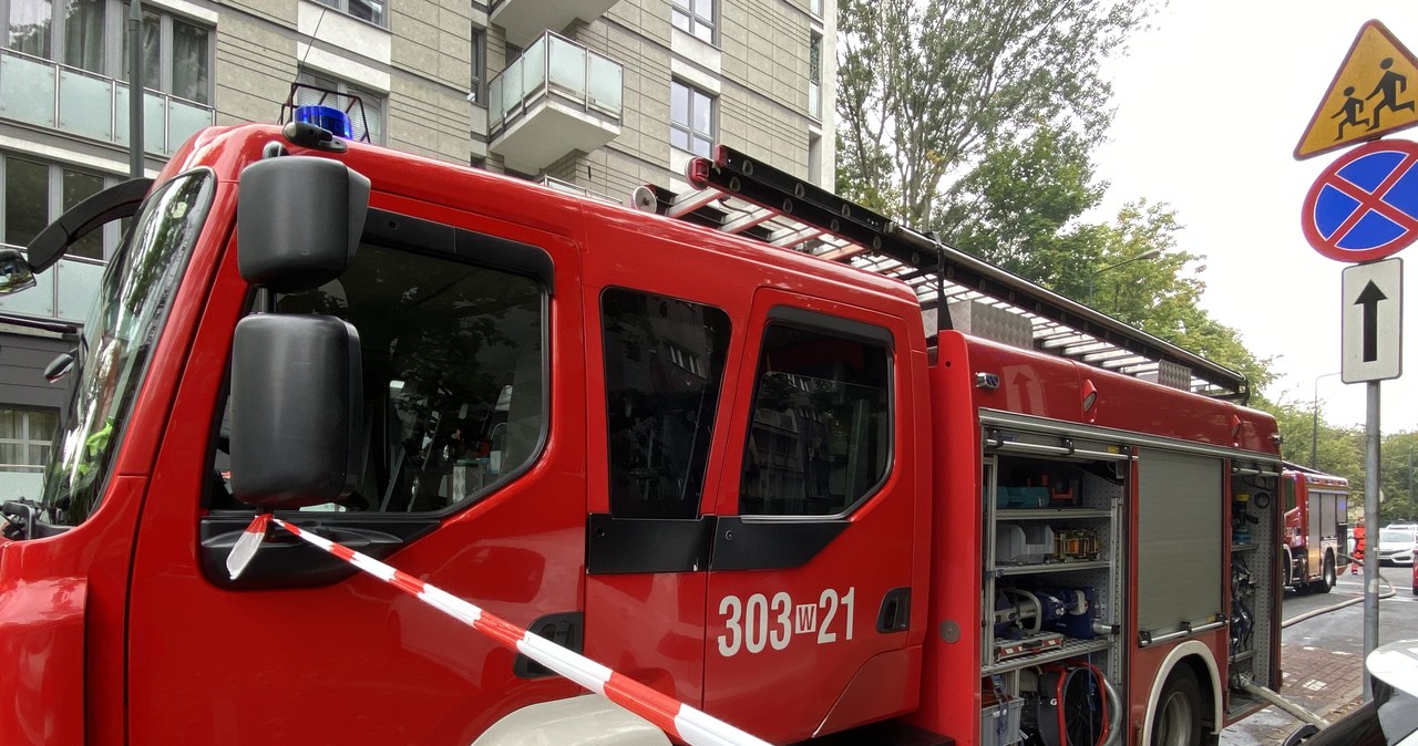 Warszawa: Pożar kamienicy. Jedna osoba nie żyje