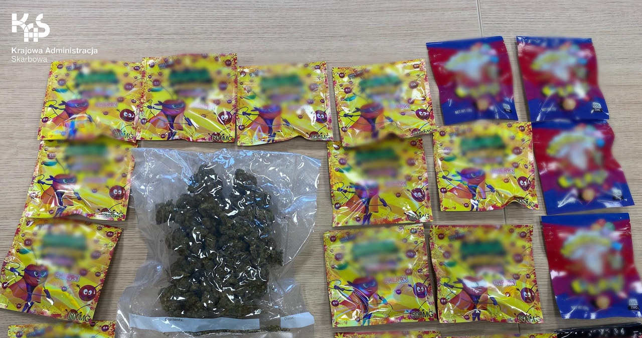 Dolnośląskie: Marihuana i psychoaktywne słodycze w przesyłce kurierskiej