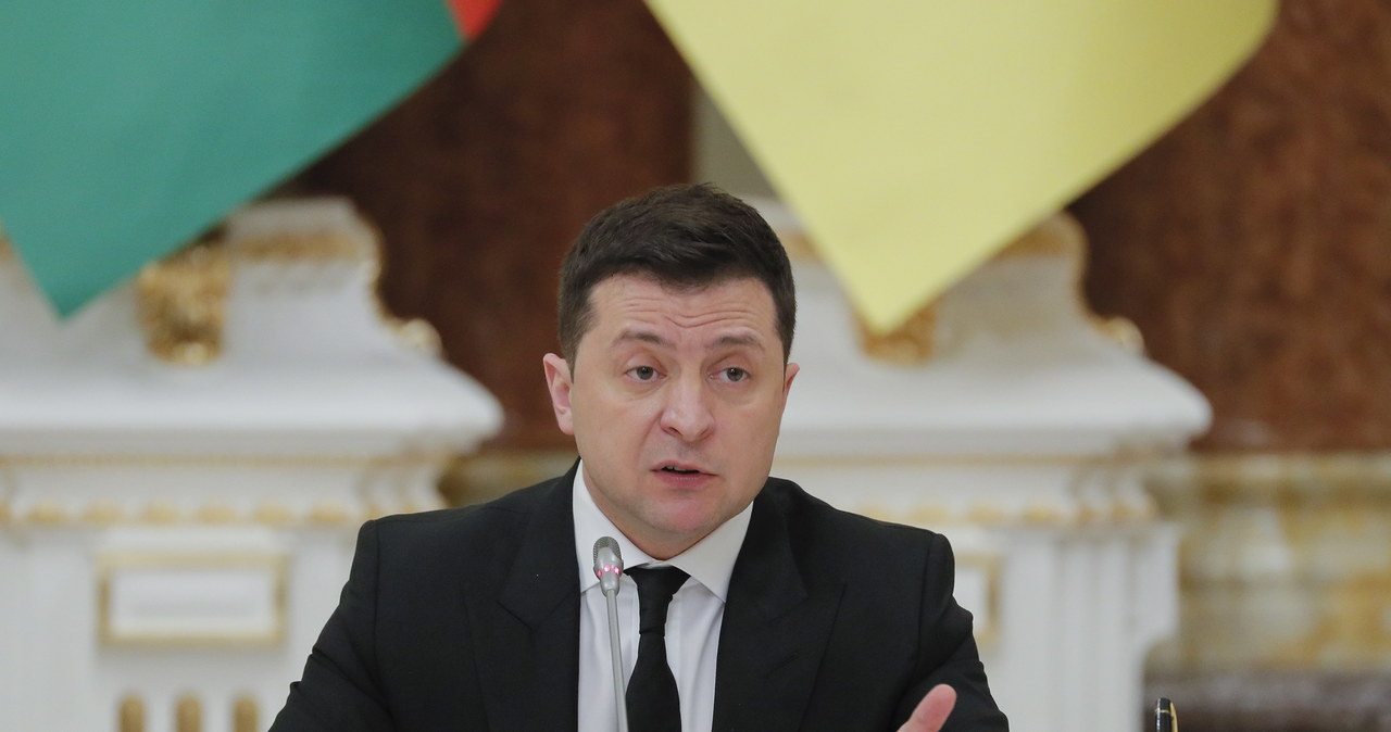 Zełenski chce rozmawiać z Putinem w obecności Bidena