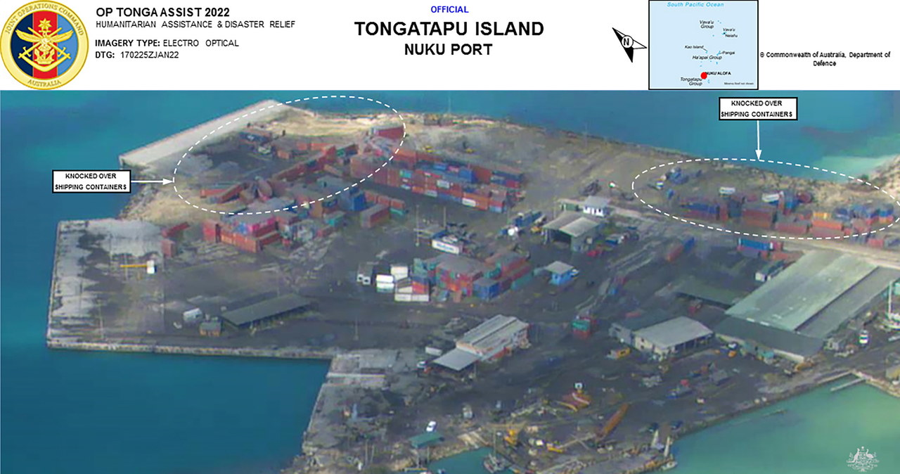 Tonga: Wybuch wulkanu przerwał kabel łączący wyspę ze światem