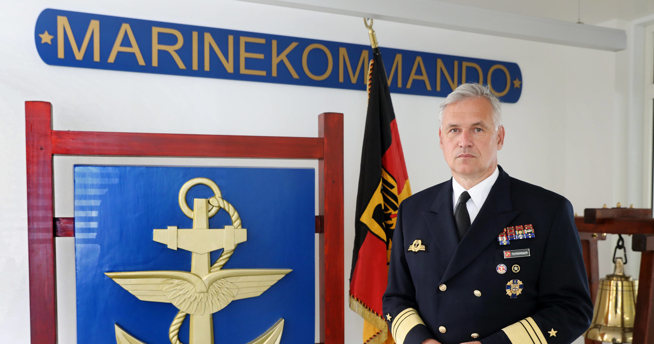 Dowódca marynarki wojennej Niemiec rezygnuje. Mówił, że Putin „zasługuje na szacunek”