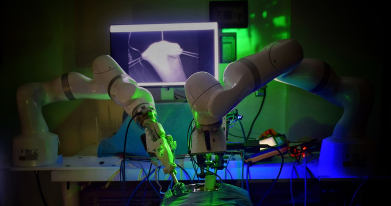 Chirurgiczny robot operuje bez pomocy człowieka