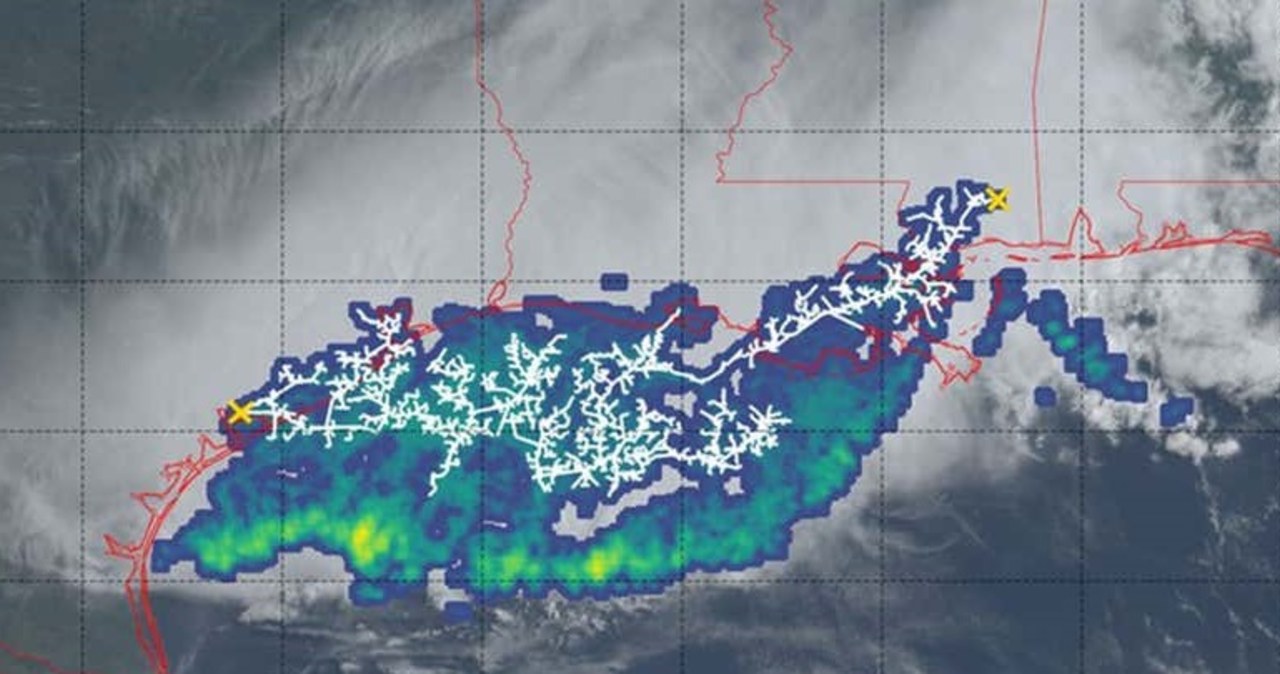 Zarejestrowano rekordowe błyskawice. Najdłuższa miała 768 km