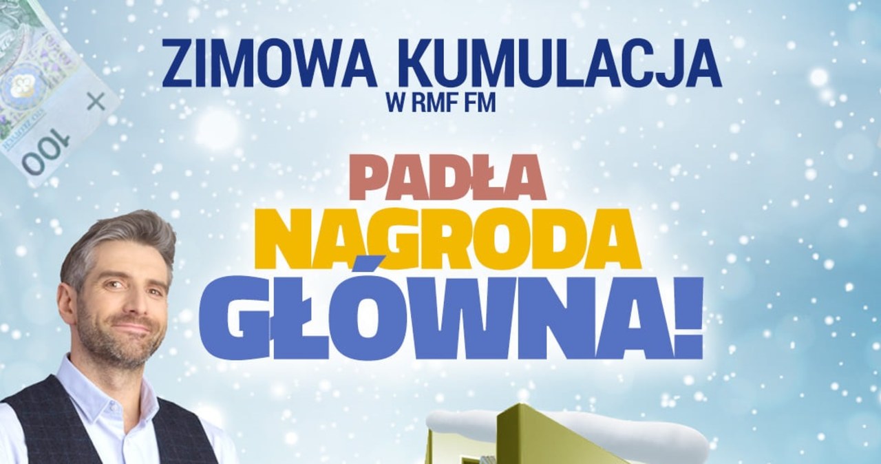 Jarek z Jaworzna wygrał 470 tysięcy złotych. Padła główna nagroda w Zimowej Kumulacji w RMF FM