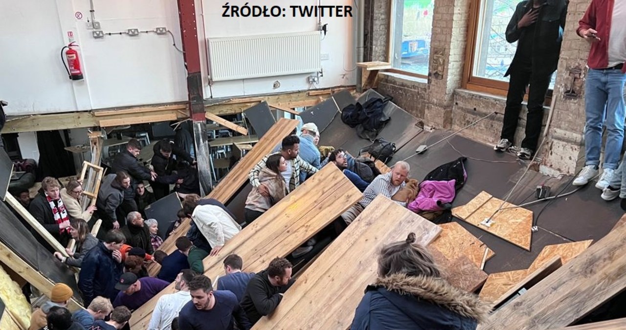 W barze w Londynie zawaliła się antresola. 13 osób rannych