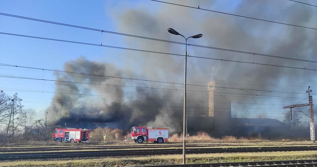 Pożar w Ścinawie. Na miejscu 20 zastępów straży pożarnej
