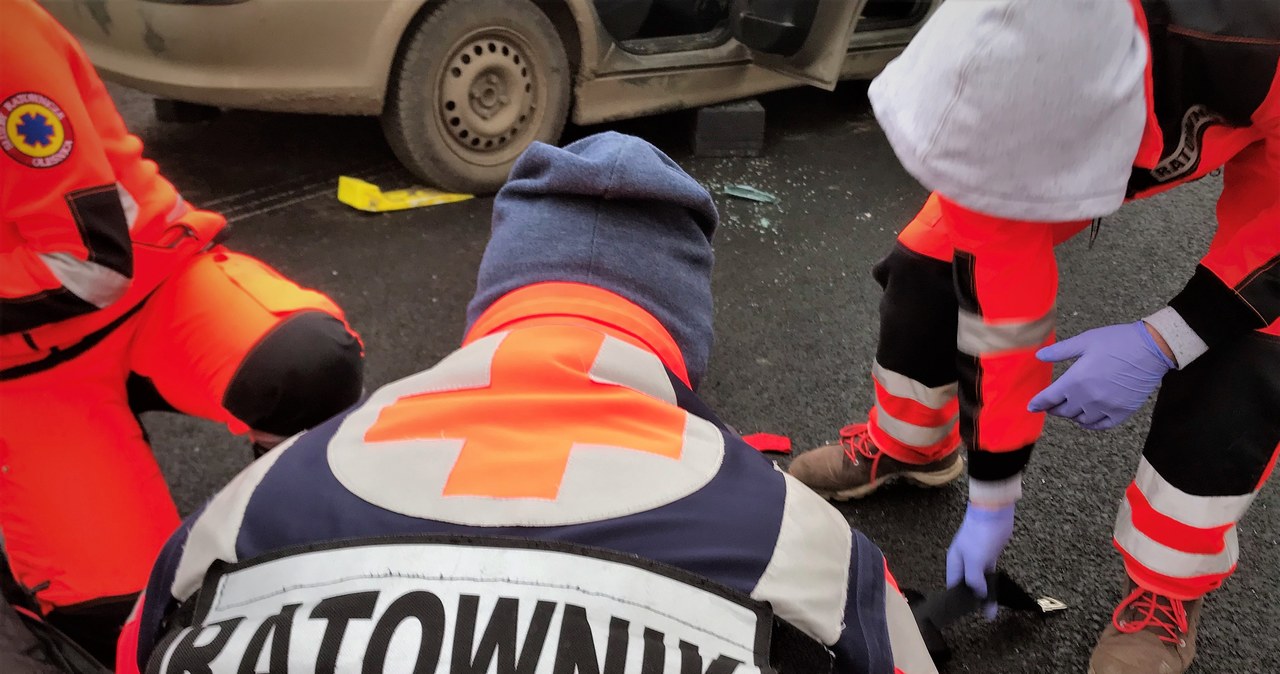 Wypadek w Bieruniu. 7 osób poszkodowanych
