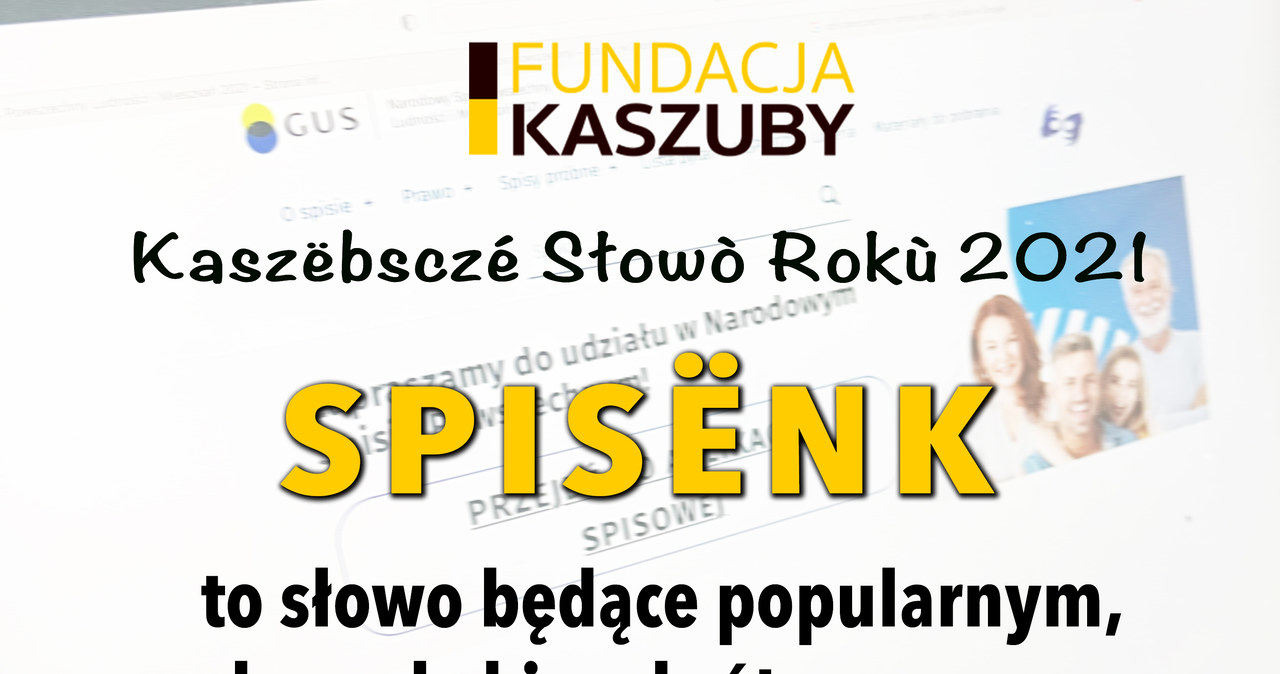 ​Spisënk – Kaszubskim Słowem Roku 2021