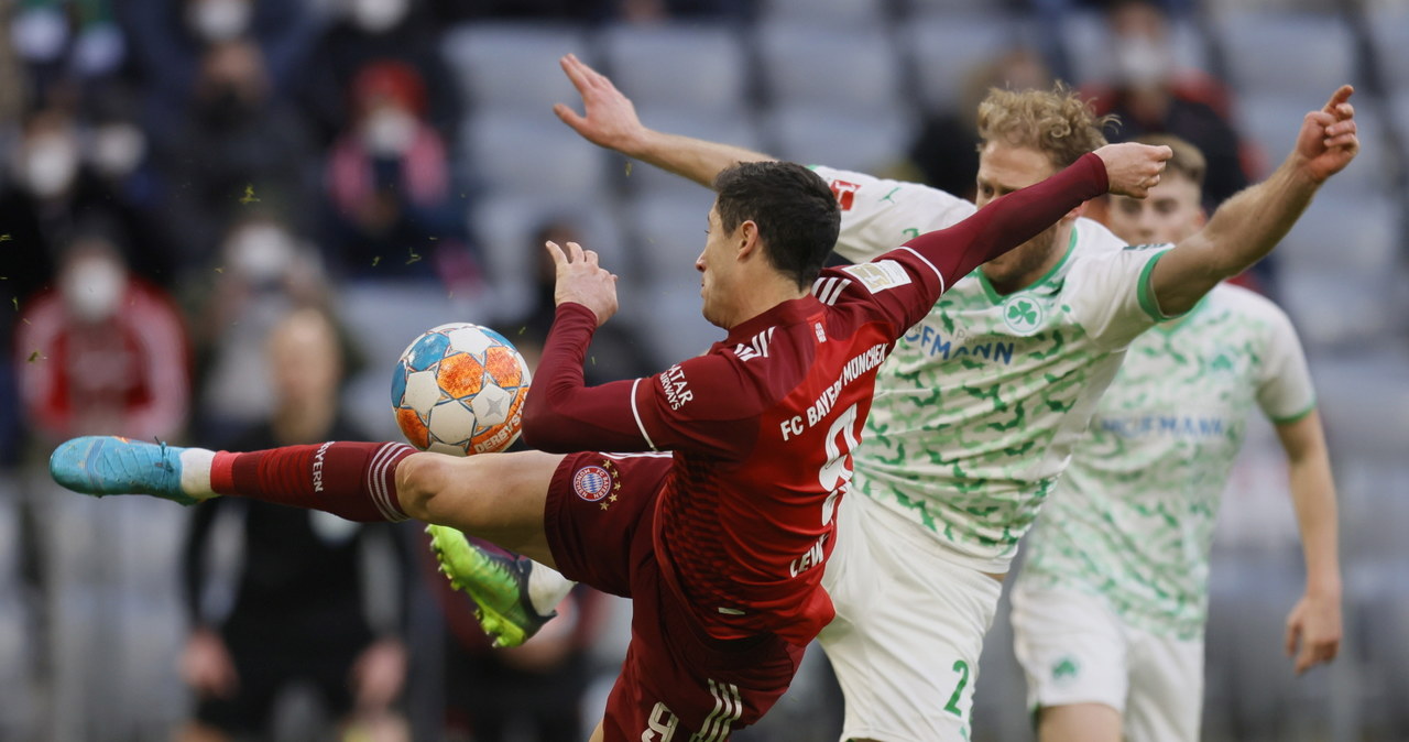 Robert Lewandowski z dwoma golami. Bayern wygrywa w lidze