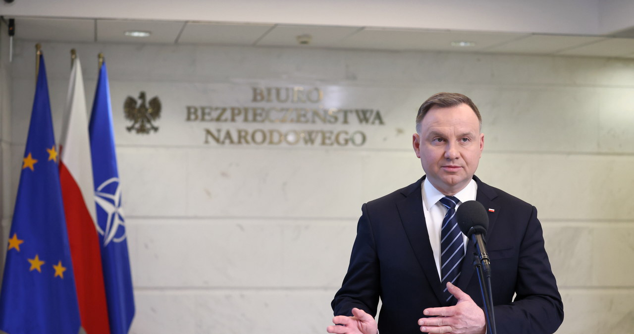 Prezydent Andrzej Duda: Bezprecedensowy akt naruszenia prawa międzynarodowego