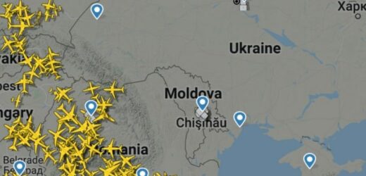 Tak wygląda przestrzeń powietrzna nad Ukrainą. Porażający widok