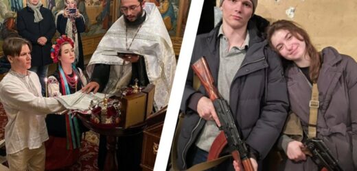 Pobrali się i ruszyli do walki. Niezwykła para z Ukrainy