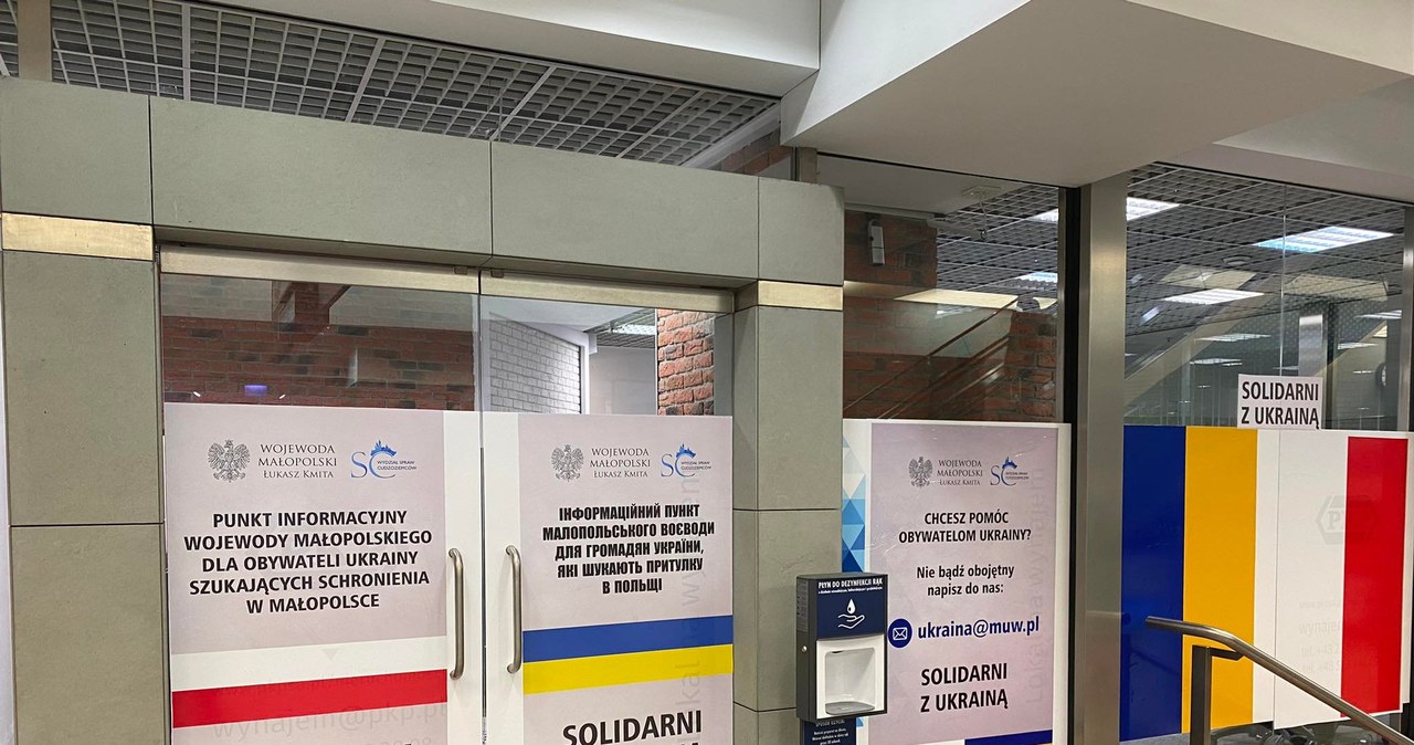W Krakowie ruszył punkt informacyjny dla Ukraińców