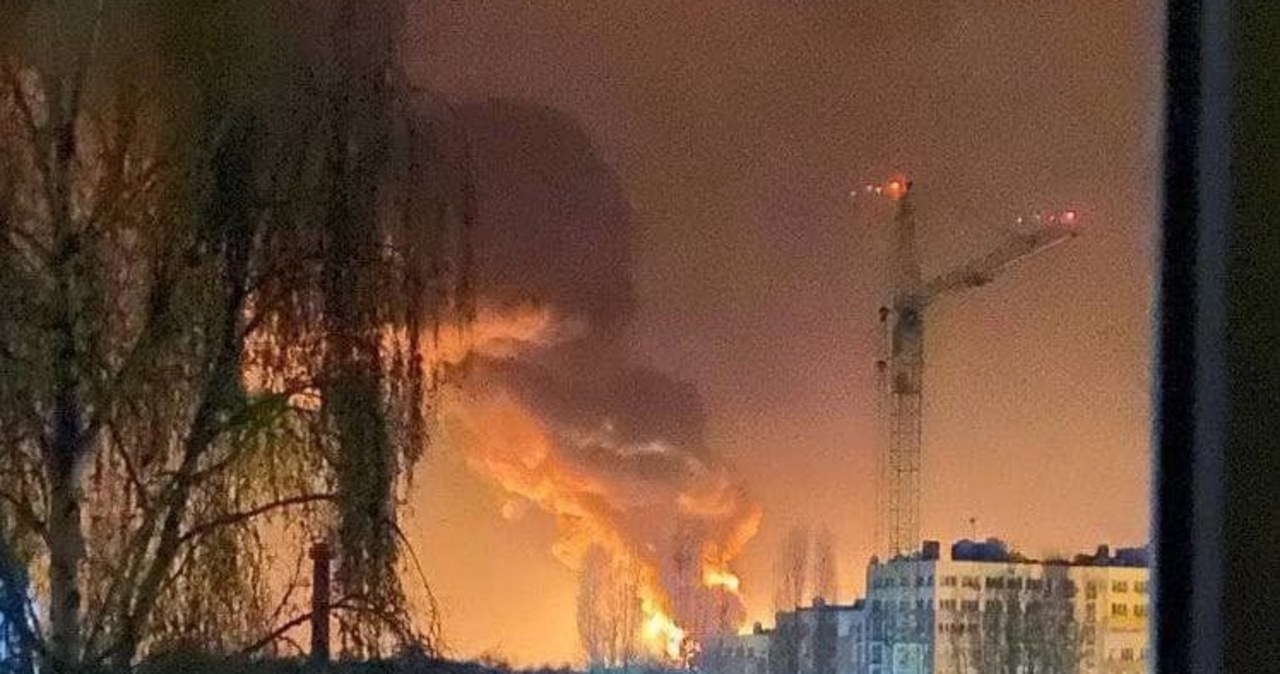Wojna na Ukrainie. Płonie magazyn ropy w Wasylkowie [NA ŻYWO]