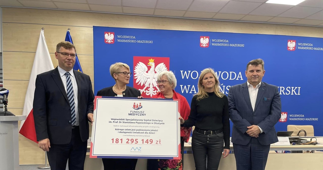 Olsztyński szpital z dofinansowaniem. „To będzie jedyny tego typu ośrodek w kraju”
