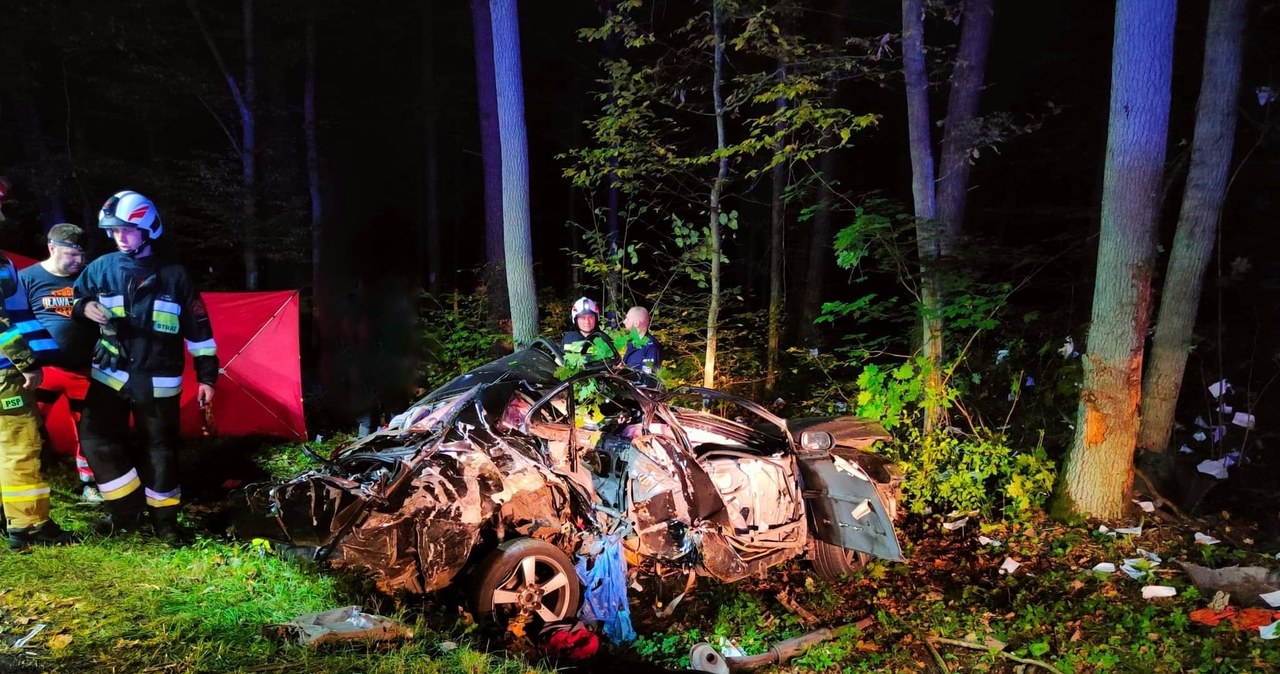 Tragiczny wypadek w Lidzbarku. Nie żyje 25-letnia pasażerka auta osobowego