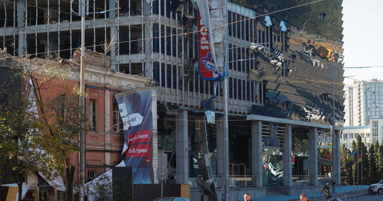 Rosyjska rakieta trafiła w biuro niemieckiej ambasady w Kijowie