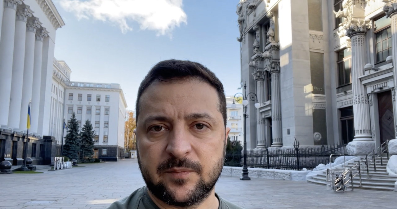 Zełenski przemówił w centrum Kijowa. „Nie da się nas zastraszyć”