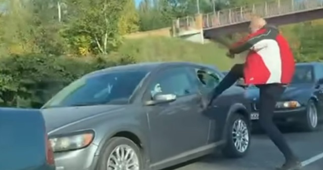 Agresywny kierowca w Śląskiem. Policja wytypowała sprawcę [NAGRANIE]