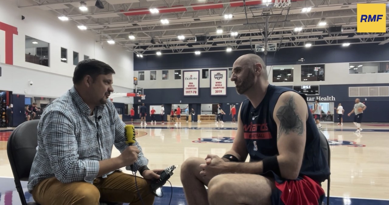 ​Marcin Gortat wrócił na salę treningową w Waszyngtonie