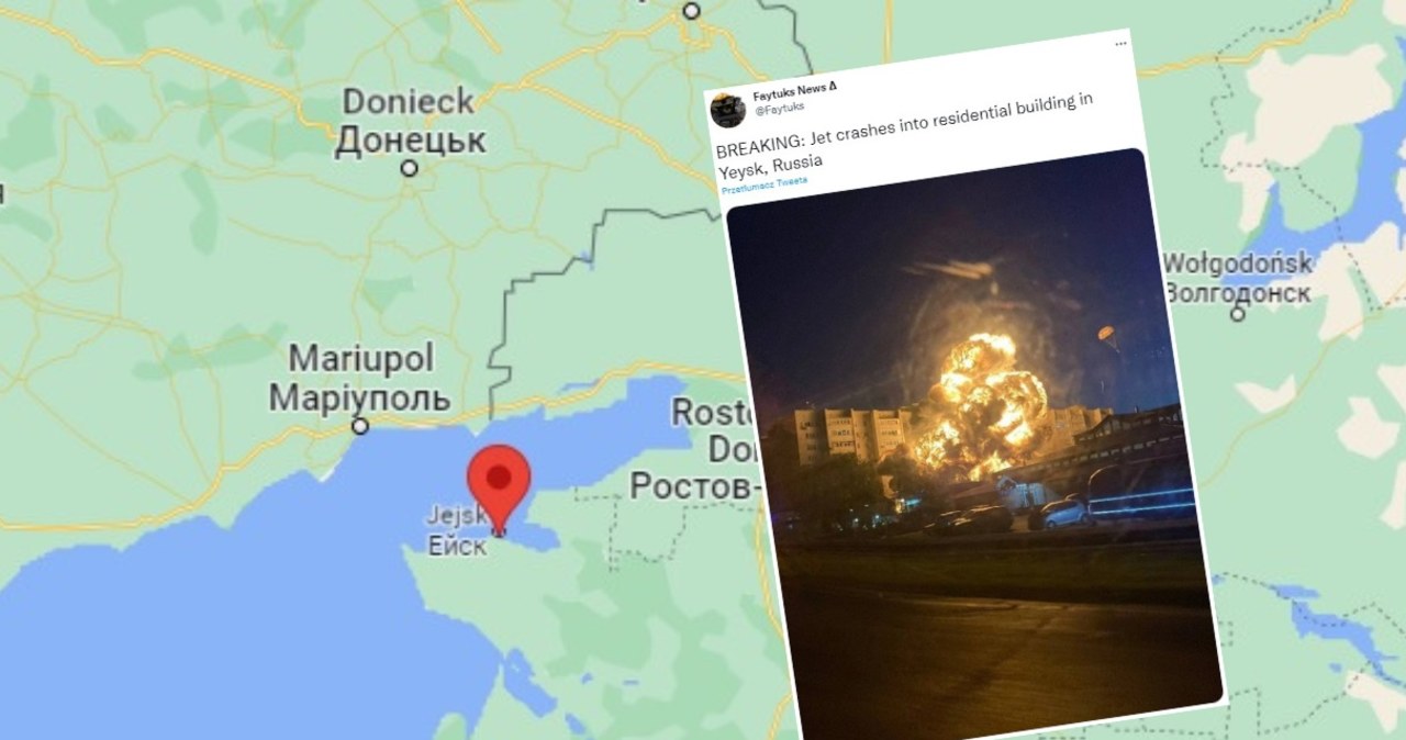 Su-34 uderzył w budynek mieszkalny w Rosji. Są ofiary i ranni