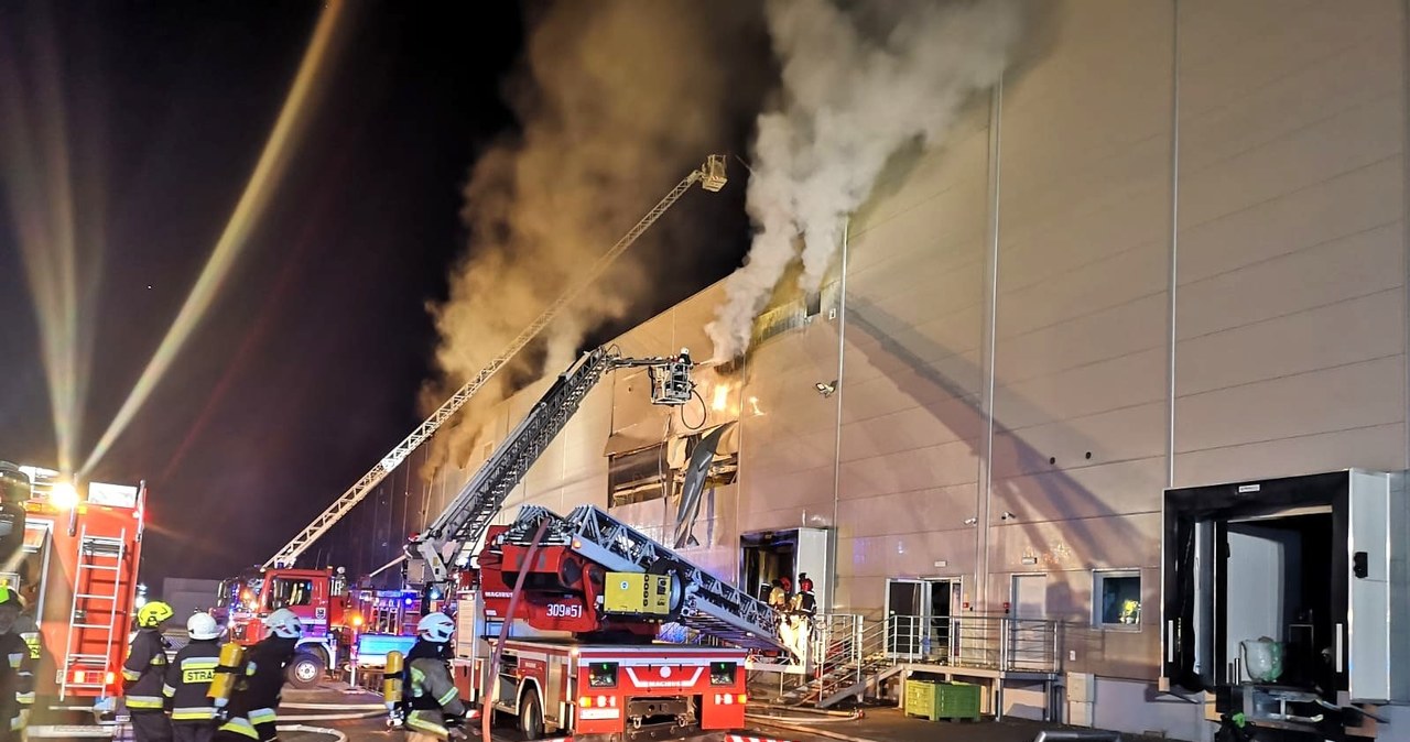 Pożar w zakładach mięsnych na Dolnym Śląsku