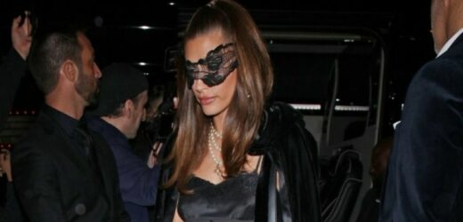 Hailey Bieber w koronkowej bieliźnie na urodzinowej imprezie Doja Cat