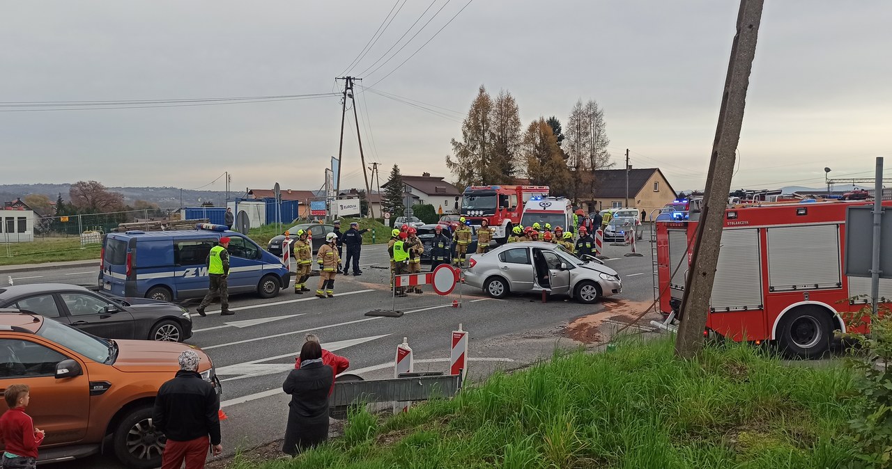 Poważny wypadek na drodze do Zakopanego