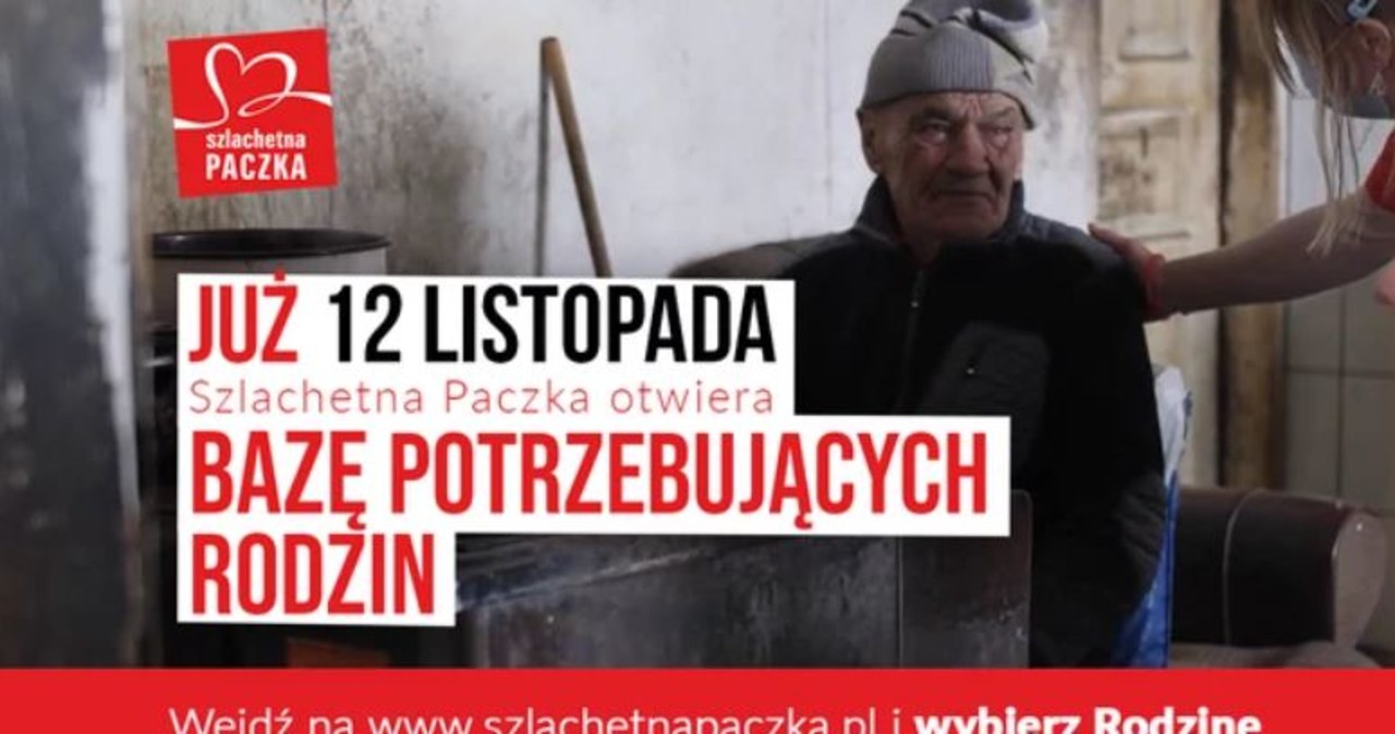 Baza Rodzin Szlachetnej Paczki już otwarta