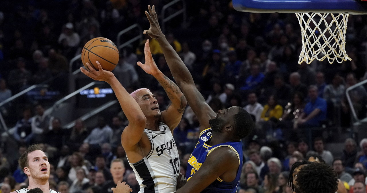 Sochan z 12 punktami. Spurs przegrali z Warriors w NBA