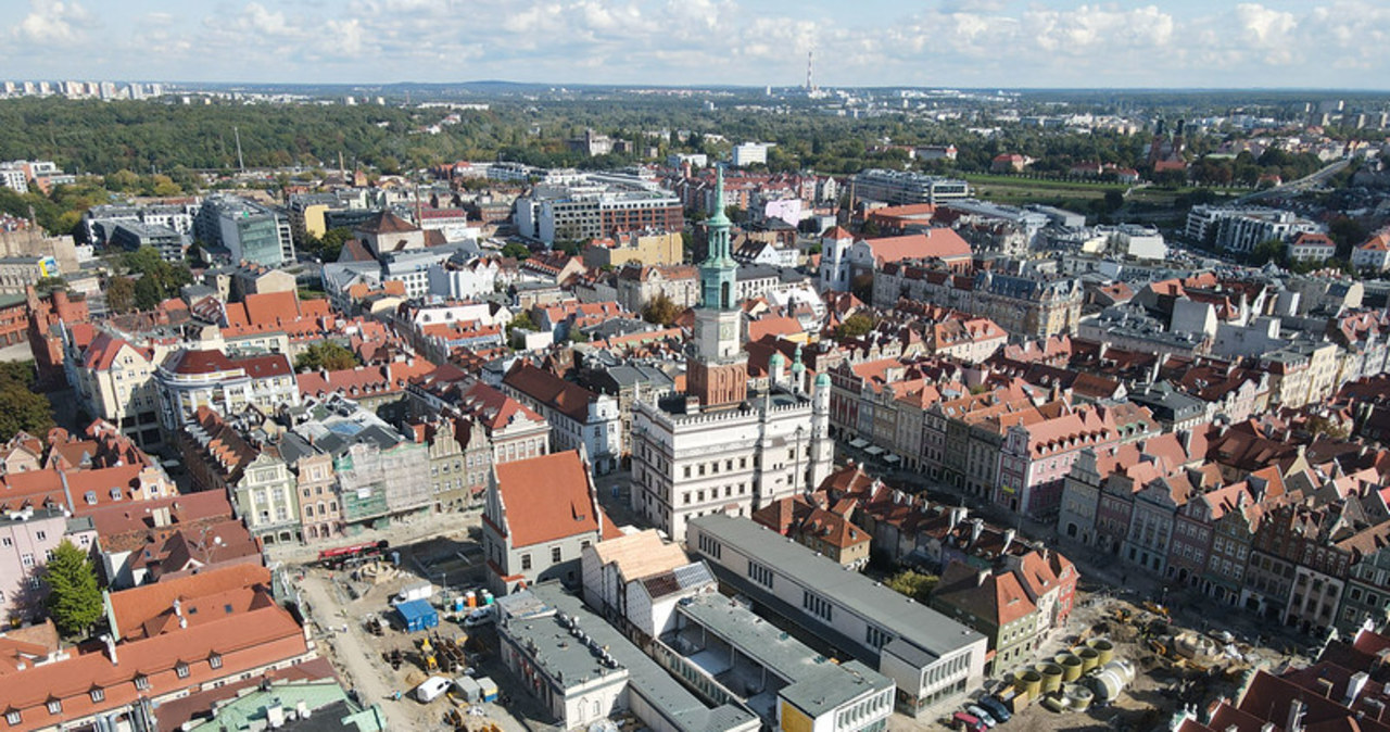 Stary Rynek w Poznaniu. Po remoncie przybędzie zieleni