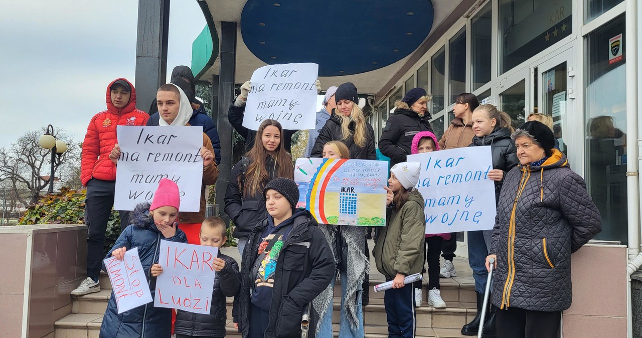 Muszą opuścić Hotel Ikar. Dokąd trafi grupa uchodźców z Ukrainy?