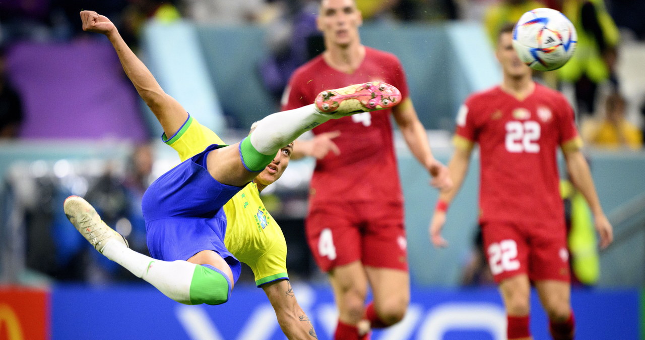MŚ 2022: Brazylia pokonała Serbię. Przepiękna bramka Richarlisona