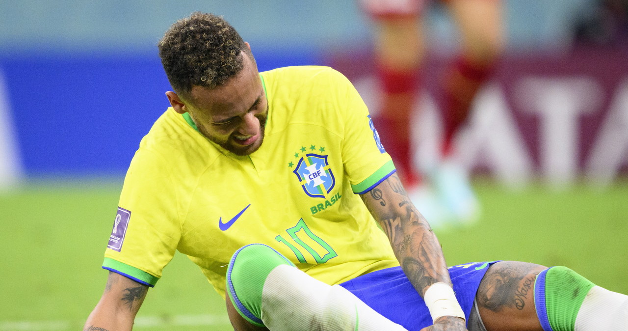 MŚ 2022. Neymar płakał z bólu po meczu z Serbią