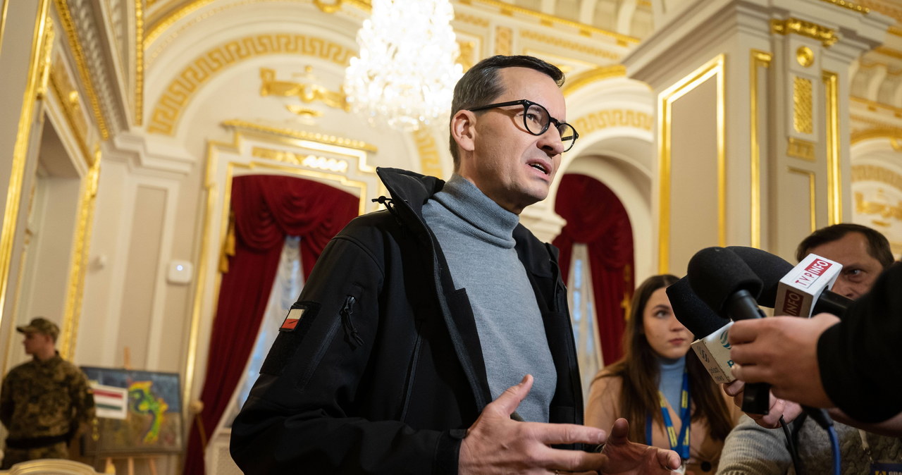 Morawiecki: Rosja chce rzucić Ukrainę na kolana