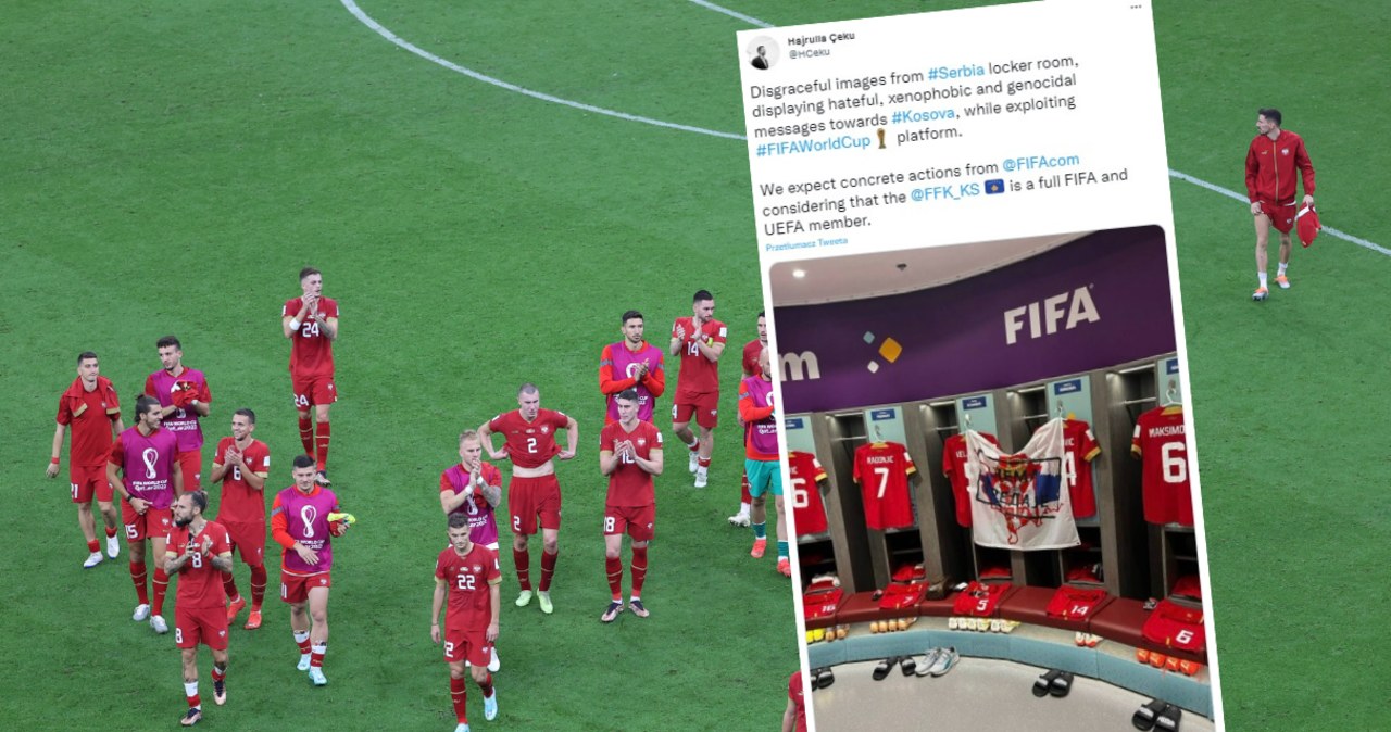 Kontrowersyjny transparent w szatani Serbów. FIFA reaguje