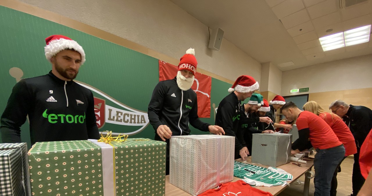 Piłkarze Lechii Gdańsk w Szlachetnej Paczce