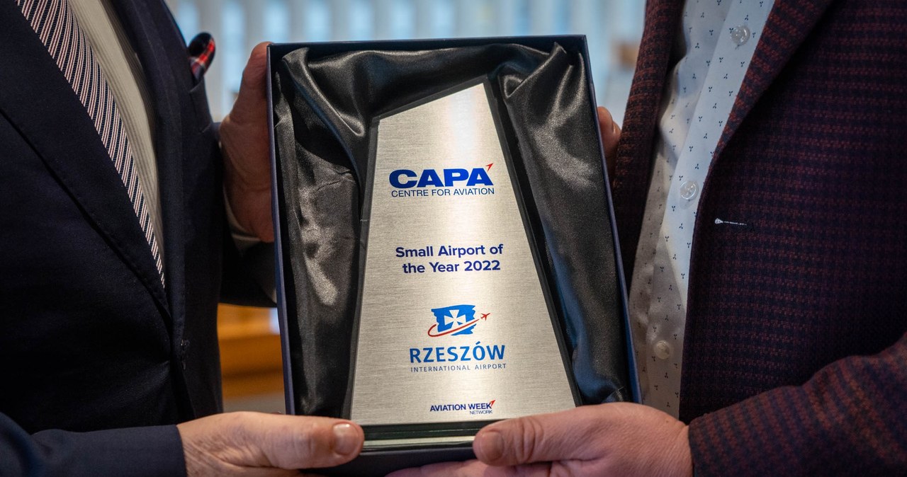 Lotnisko w Jasionce z nagrodą Small Airport of the Year 2022