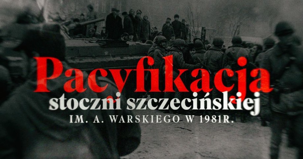 To mało znana historia. Zobacz na filmie pacyfikację stoczni szczecińskiej