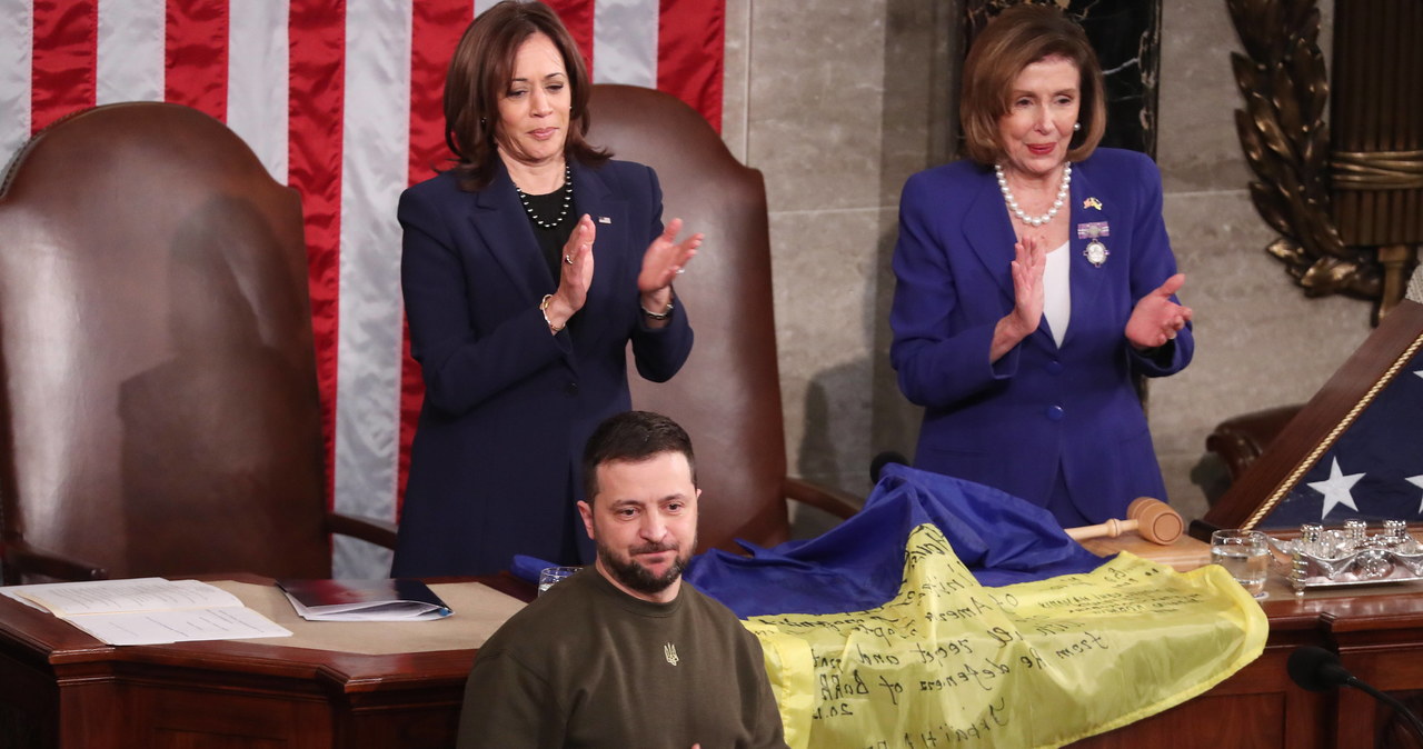 Zełenski w Kongresie USA: Jeśli Rosja nie zostanie powstrzymana, nie skończy na Ukrainie