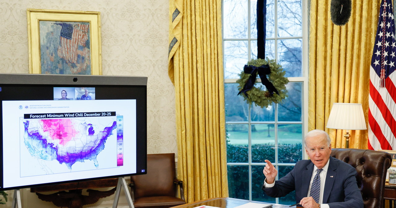 Biden ostrzega Amerykanów. Na USA nacierają potężne burze śnieżne