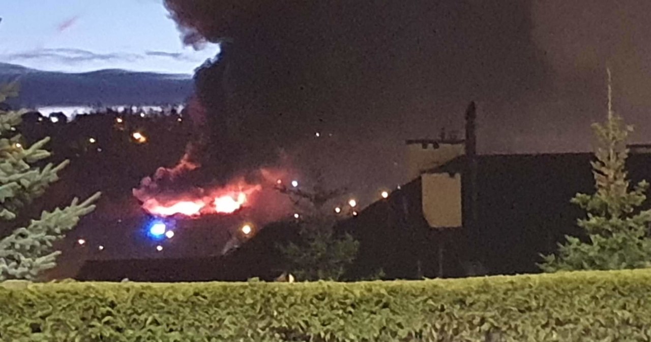 Pożar w Wieliczce. Trwa akcja straży pożarnej