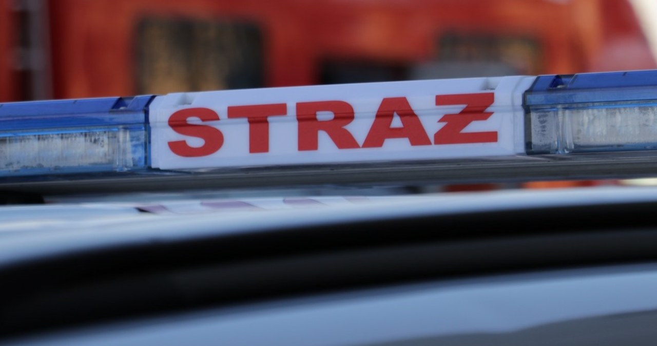 Pożar w Zgierzu. Jedna osoba nie żyje